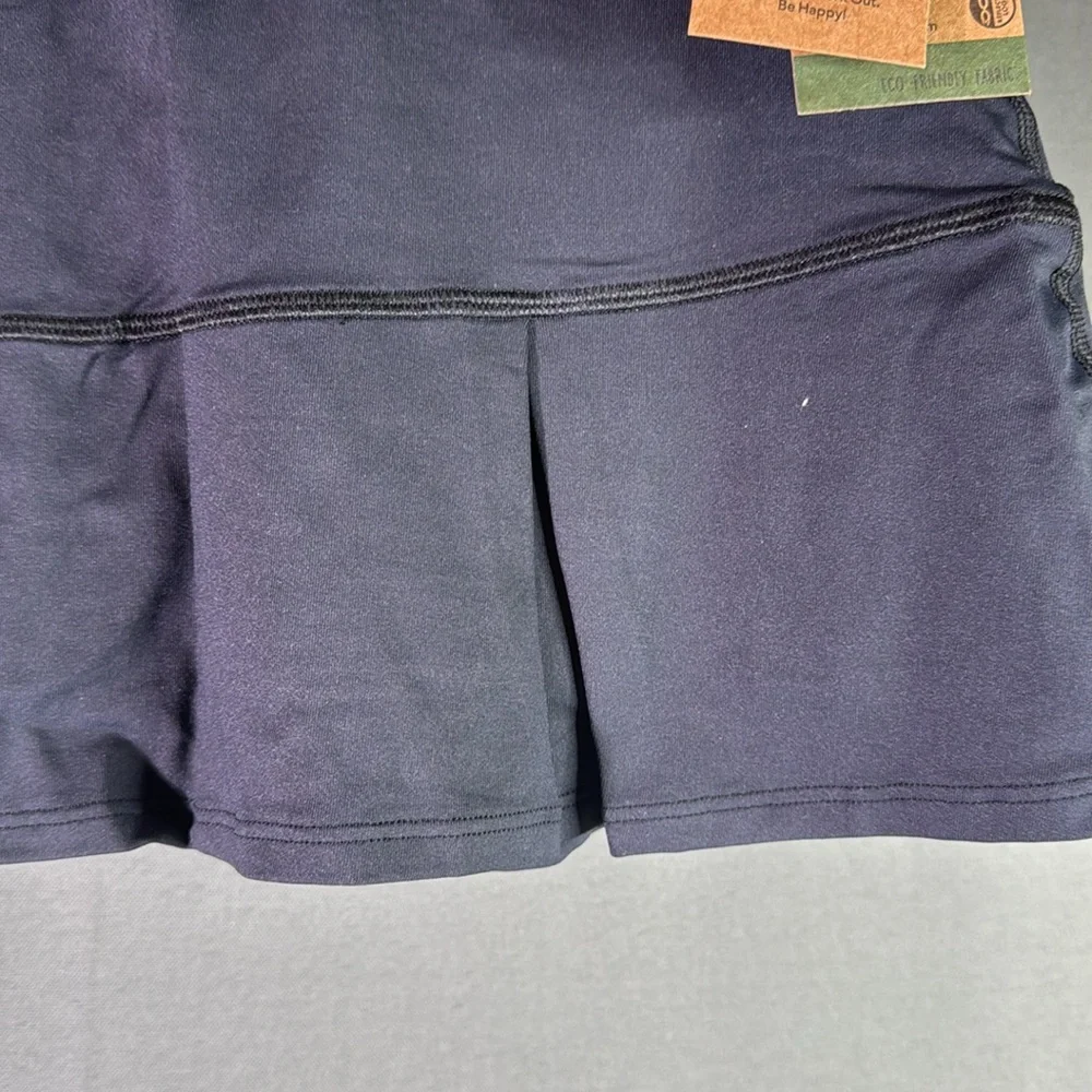 Donajo Black Athletic Skirt with Logo size‎ one new with tags